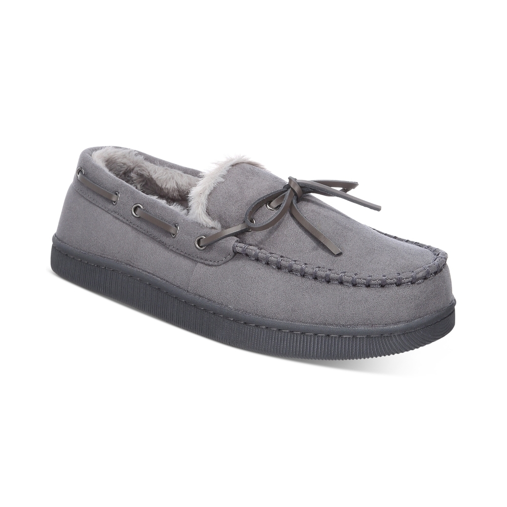 Club Room Men's Moccasin Slippers, 8-9
